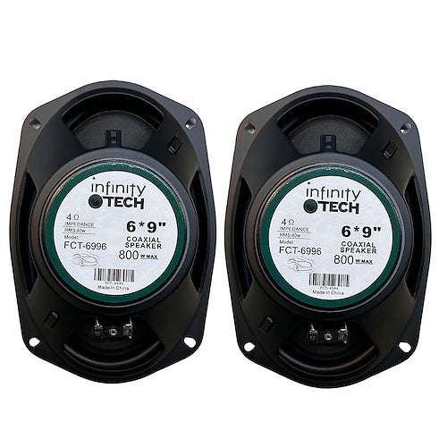 Parlantes 6x9 3 Vias 800w Max Infinity Tech
