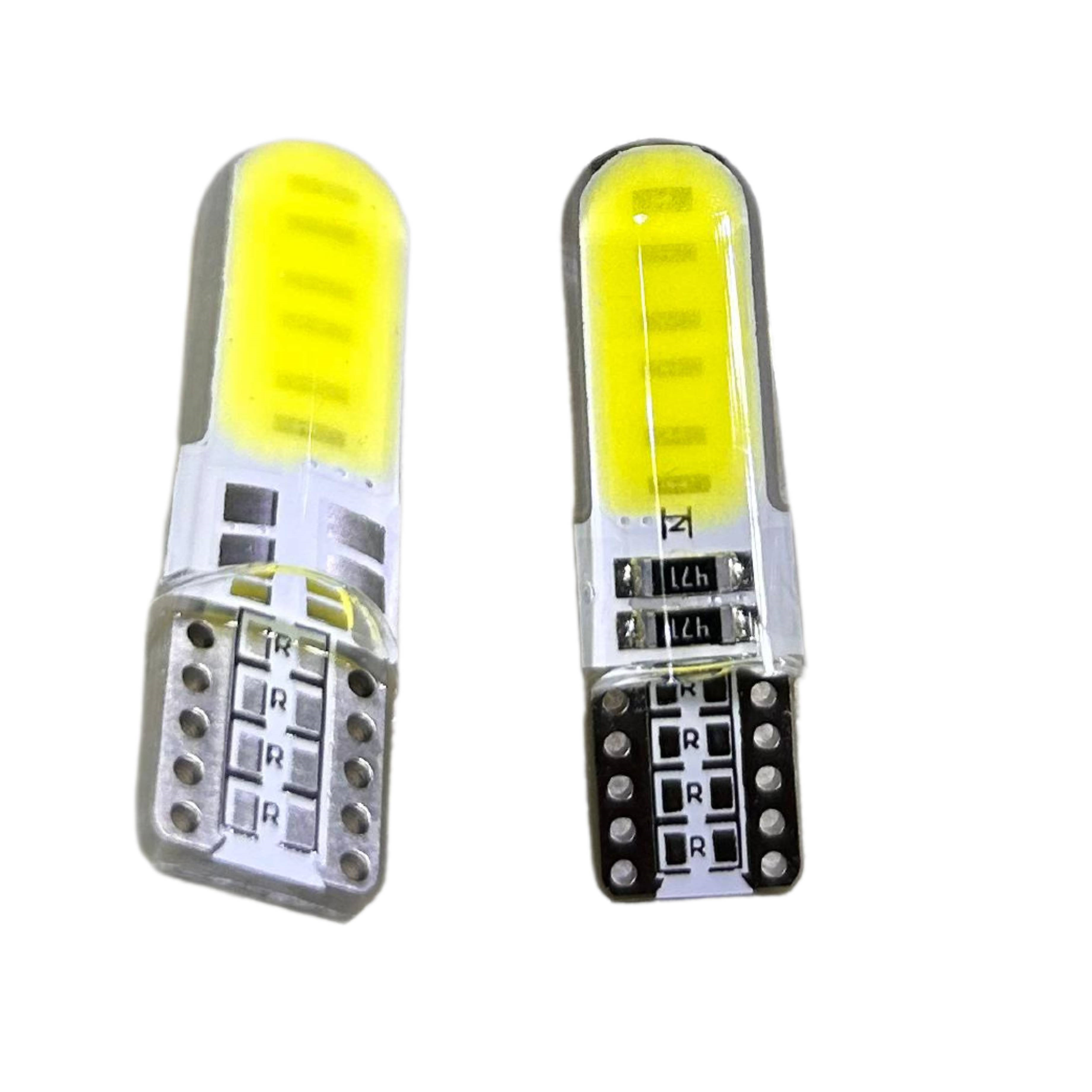 Lampara Led Posicion T10 6 Led Siliconado Chip Cob 12V