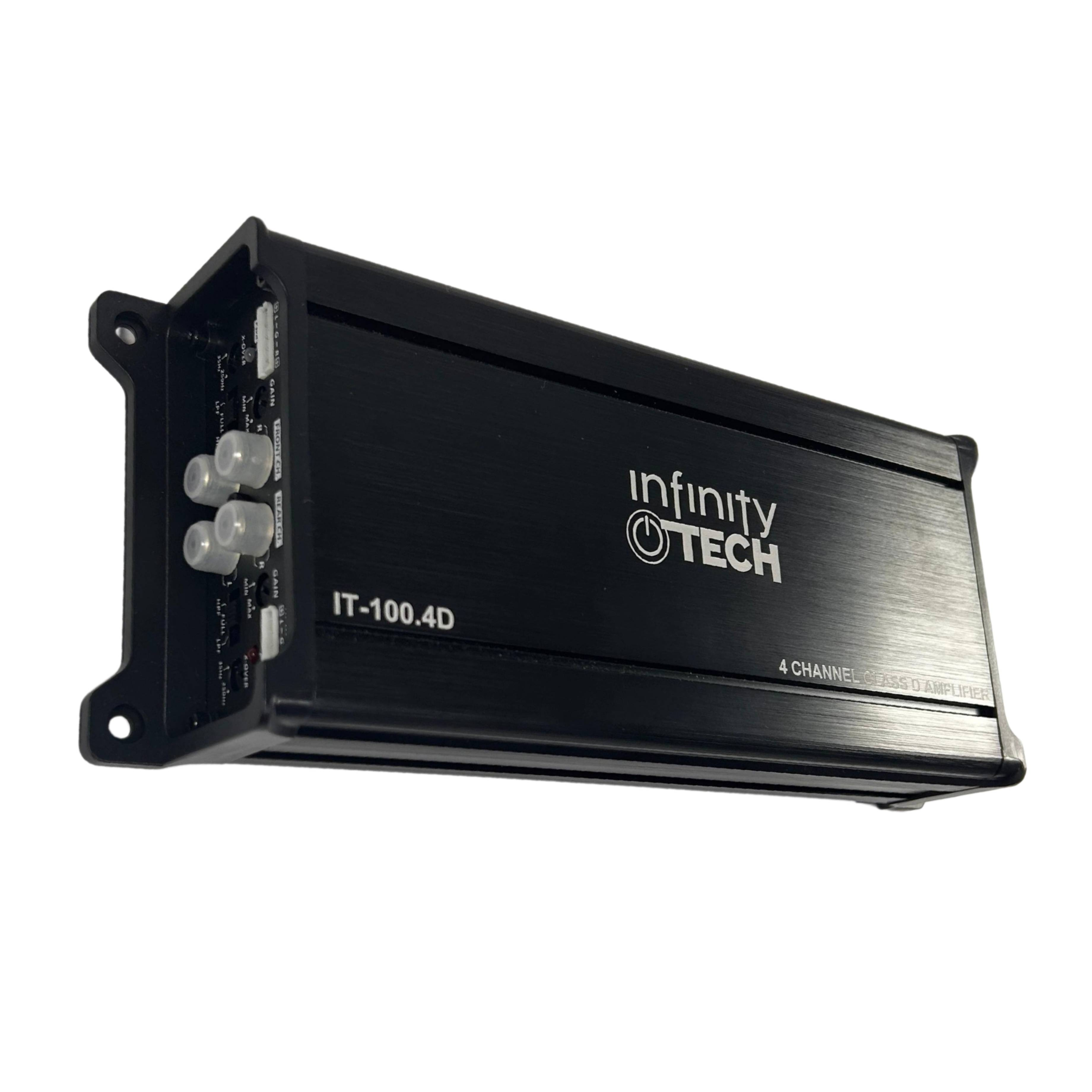 Potencia Amplificador Clase D 4 Canal X 100W 400 Rms Power 3200W Infinity Tech