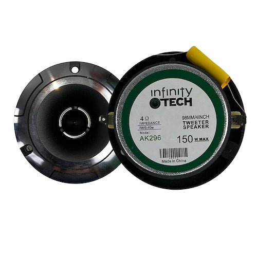 Juego De Tweeter Aluminio 20W Rms Iman 70Mm Infinity Tech