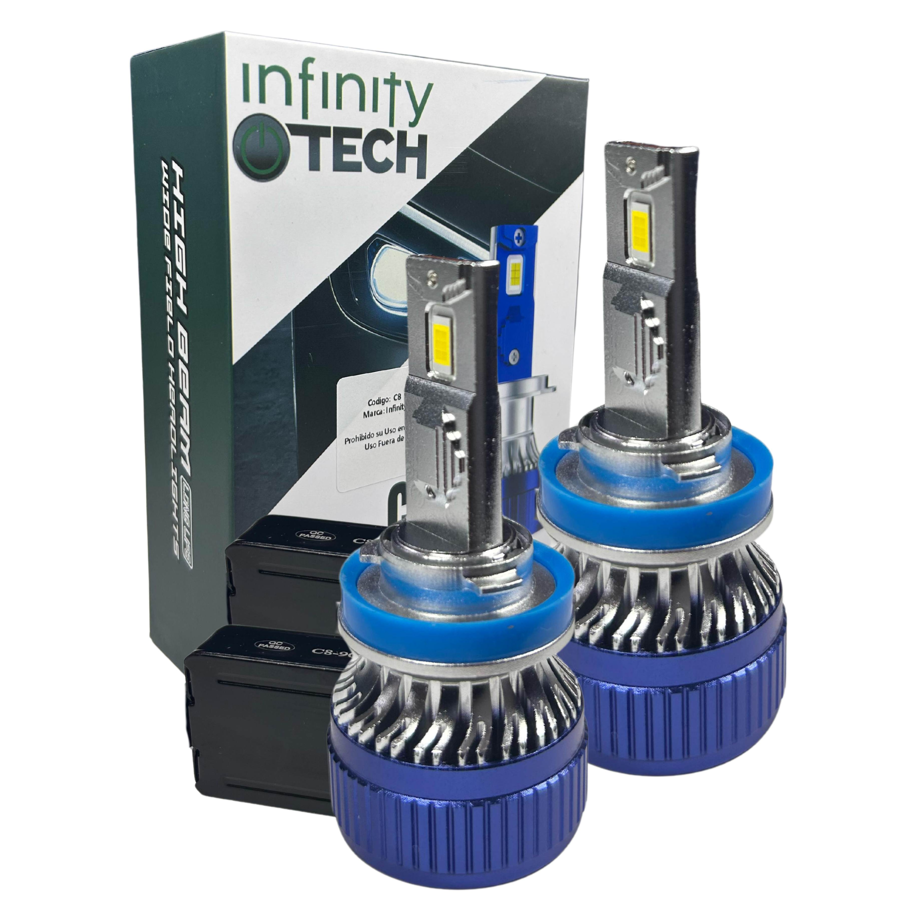 Cree Led C8 Con Chip Csp 12-24V Disipador Con Cooler Cambus
