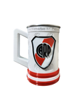 Jarra River Plate Personalizada 600 ml / 1 Litro Blanco - Negro