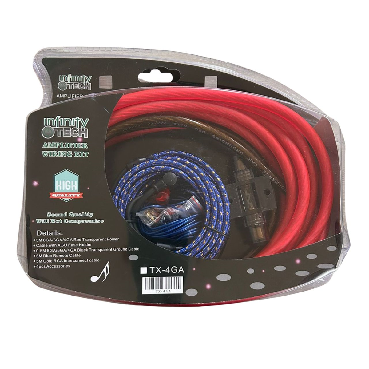 Kit de Cable Mediano Para Potencia 8 Gauge