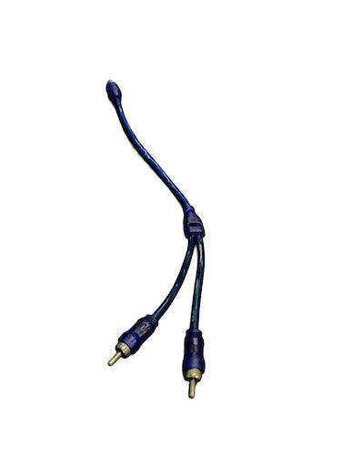 Rca Cable Rca Y 2 Macho A 1 Hembra Ccs, 0.3M Pin Dorado