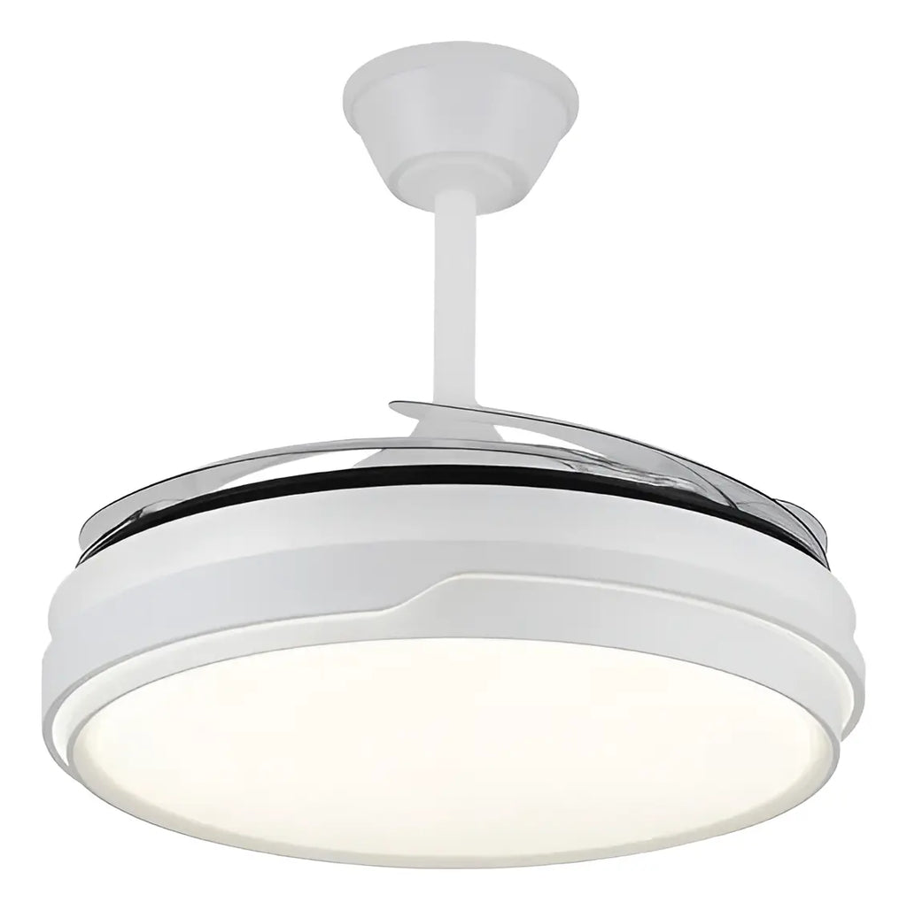 Ventilador de Techo Retráctil OM – Luz LED 3 Tonos / 6 Velocidades