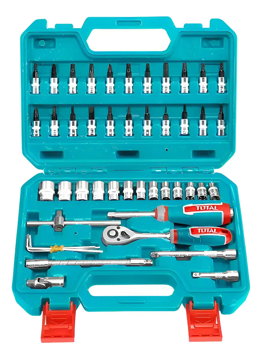 Set Bocallaves Tubos 46 Piezas Enc 1/4 Total