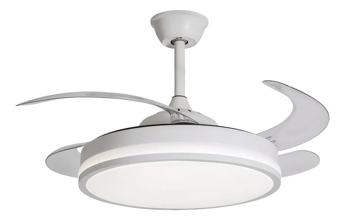 Ventilador de Techo Retráctil OM – Luz LED 3 Tonos / 6 Velocidades