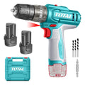 Taladro Atornillador Profesional Inalámbrico 12v 1500 Rpm Incluye Maletín