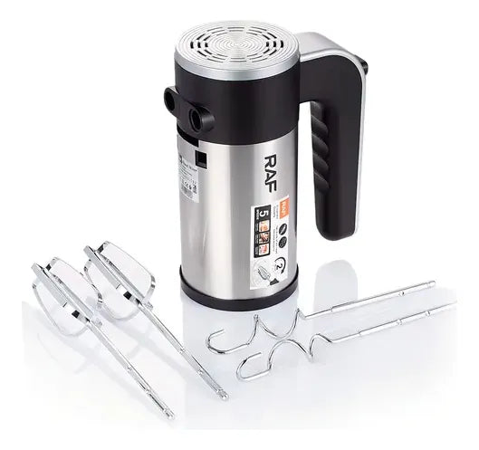 Batidora De Mano Raf 800w, 5 Velocidades 2500 Rpm