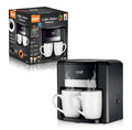 Cafetera Eléctrica Raf Café R115 + 2 Tazas Color Negro