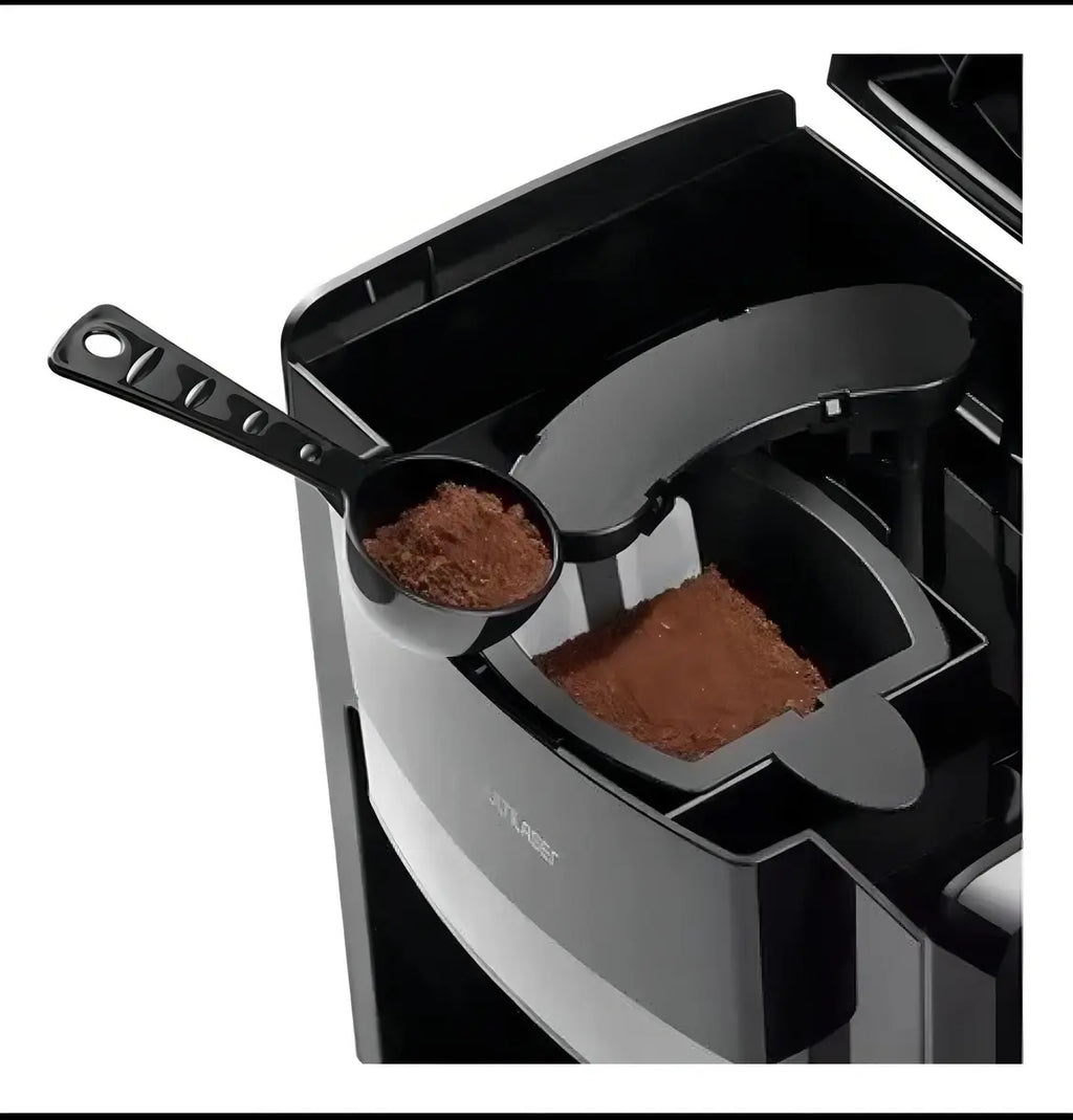 Cafetera Eléctrica Raf Café R115 + 2 Tazas Color Negro