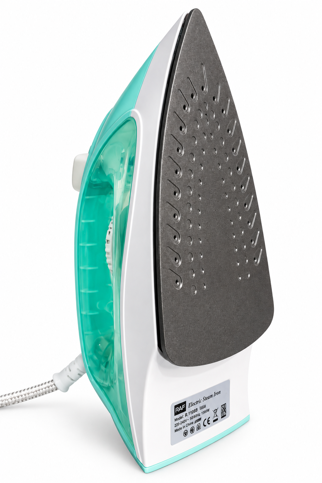 Plancha a Vapor RAF R.1106B 1500W Verde Antigoteo