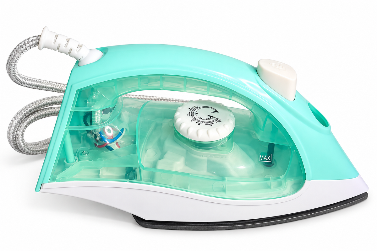 Plancha a Vapor RAF R.1106B 1500W Verde Antigoteo