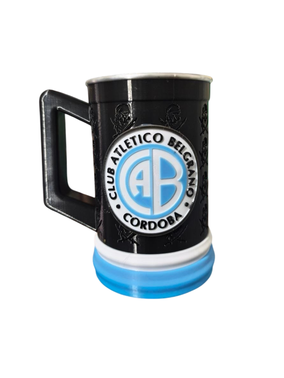 Jarra Belgrano Personalizada 600 ml / 1 Litro Negra